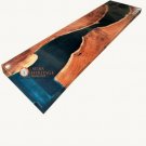 Deep Blue Resin Epoxy Conference Center Table Top Live Edge Handmade Interior Deep Blue Resin Epoxy Conference Center Table Top Live Edge Handmade Interior