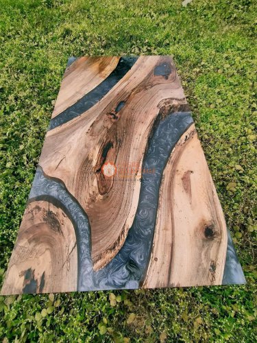 Epoxy conference office meeeting table top, We make custom wood epoxy table top