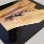 Black Custom Handmade Coffee Dining Wooden table Top Collectible Furniture Decor
