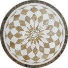24" Elegant Marble White Coffee Center Table Top Handmade Inlay Home Decor H4720