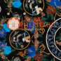 Black Marble Octagonal Dining Table Top Lapis Turquoise Floral Furniture E1589