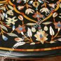 48" Black Round Dining Exclusive Table Top Pietra Dura Inlay Living Decor E625