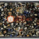 Black Marble Decorative Conference Table Top Inlay Art Decor Furniture E1674 Black Marble Decorative Conference Table Top Inlay Art Decor Furniture E1674
