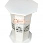 42" Marble Dining Center Table Top With Stand Pauashell Inlay Garden Decor E361A