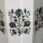 42" Marble Dining Center Table Top With Stand Pauashell Inlay Garden Decor E361A