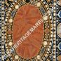 Marble Table Top Multi Marquetry Stone Stunning Beautiful Inlay Work Decor E609