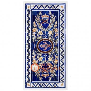 Marble Hallway Dining Table Top Handicraft Inlay Furniture Interior Decor E1574