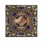 Black Marble Decorative Conference Dining Table Top Stunning Inlay Decor  E1650