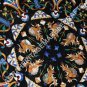 Black Marble Dining Table Top Marquetry Collectible Inlay Living Room Decor E602
