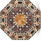 36" Gorgeous Marble Dining Top Table Intregrate Inlay Fine Art Patio Decor H5119