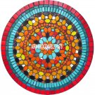 Decorative Marble Dining Side Table Top Mosaic Inlay Multi Design Decor H3841