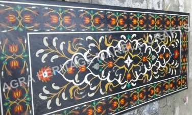 5'x3' Marble Conference Center Table Top Marquetry Inlay Centerpiece Decor E339
