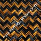 Black Marble Golden and Black Tiger Eye Semi Precious Coffee Dining Table Top