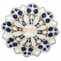 White Handmade Marble Inlay Fruit Bowl Table Centrepiece Home & Kitchen Decor