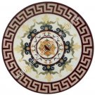 24" Exclusive Marble Coffee Center Table Top Inlay Beautiful Design Decor H5003