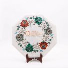 12"x12" Marble Coffee Table Top Pietra Dura Marquetry Hakik Inlaid Stone Decor