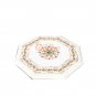 Marble Top Coffee Table 13"x13" Carnelian Stone Marquetry Floral Art Design Deco