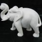 6.5" Elephant Trunk Up Marble Statue Russian Art Animal Figurine Showpiece Gifts