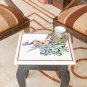 Marble Top Coffee Table 14"x12" Collectible Peacock Stone Art Wedding Gift Her