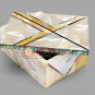 Modern Marble Jewelry Custom Box Mop Inlaid Mosaic Art Gift Easter Day Special