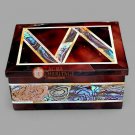 Handmade Unique Art Jewelry Lidded Box Mop Inlaid Mosaic Design Gift For Her Handmade Unique Art Jewelry Lidded Box Mop Inlaid Mosaic Design Gift For Her