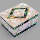 Real Mop Stone Art Jewelry Trinket Box Pauashell Inlaid Art Housewarming Gifts