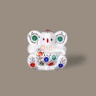 Marble White Handmade Lord Ganesha Sculpture Multi Stone Marquetry Art Decor Marble White Handmade Lord Ganesha Sculpture Multi Stone Marquetry Art Decor