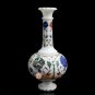 Marble White Handmade Flower Organizer Vase Multi Stone Marquetry Art Home Decor