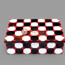Marble Custom Jewelry Organizer Box Mosaic Inlaid Stone Design Collectible Gifts