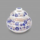 White Marble Handmade Decorative Flower Vase Lapis Inlaid Marquetry Floral Arts White Marble Handmade Decorative Flower Vase Lapis Inlaid Marquetry Floral Arts