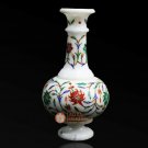 Marble Collectible Centerpiece Decorative Flower Vase Semi Precious Floral Decor Marble Collectible Centerpiece Decorative Flower Vase Semi Precious Floral Decor