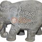 7" Natural SoapStone Marble Jumbo Elephant Statue Collectible Housewarming Gifts
