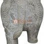 7" Natural SoapStone Marble Jumbo Elephant Statue Collectible Housewarming Gifts
