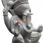 12" Off White Handmade Decorative Ganesha Sculpture Thanksgiving Gift Decor Arts