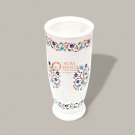 Vintage Flower Pot Marble Inlay Lapis Mrauqtrey Floral Art Vase for Table Decor Vintage Flower Pot Marble Inlay Lapis Mrauqtrey Floral Art Vase for Table Decor