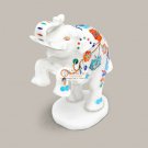 Marble Handmade Collectible Trunkup Wild Elephant Statue Carnelian Marquetry Art Marble Handmade Collectible Trunkup Wild Elephant Statue Carnelian Marquetry Art