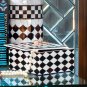 Marble Handmade Collectible Jewelry Lidded Box Mosaic Stone Art Gift Her Decor
