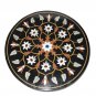 29" Marble Top Coffee Side Table Marquetry Inlay With Stand Giving Tuesday Decor
