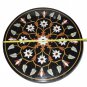 29" Marble Top Coffee Side Table Marquetry Inlay With Stand Giving Tuesday Decor