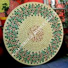 42" Marble Elegant Top Garden Dining Table Mosaic Inlay Multi Patio Decor H3464A 42" Marble Elegant Top Garden Dining Table Mosaic Inlay Multi Patio Decor H3464A