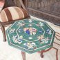 Marble End Tables 24"x24" Multi Gemstone Birds Inlaid Design Housewarming Gifts