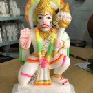 10" Marble Decorative Hanuman Ji Hand Painted Statue Hinduism Gift Decor E1305 10" Marble Decorative Hanuman Ji Hand Painted Statue Hinduism Gift Decor E1305