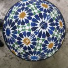 36" White Marble Round Dining Center Table Top Handmade Inlay Home Decor E1149