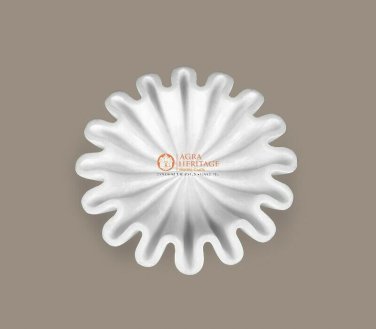 Fruit Bowl Mid Century Modern Lotus Shaped White Serving Bowl Gift Loves One Art