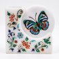 White Marble Collectible Dining Table Decor coaster Set Unique Multi Stone Arts