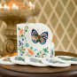 White Marble Collectible Dining Table Decor coaster Set Unique Multi Stone Arts