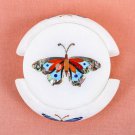 Marble Cold Drink Glass Holder Coaster Set Multi Stone Butterfly Art Gifts Decor