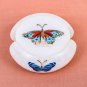 Marble Cold Drink Glass Holder Coaster Set Multi Stone Butterfly Art Gifts Decor