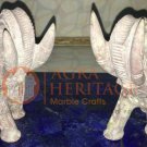 5" Exclusive Marble Elephant Statue Unique Beautiful Bedroom Gift Decor