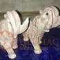 5" Exclusive Marble Elephant Statue Unique Beautiful Bedroom Gift Decor